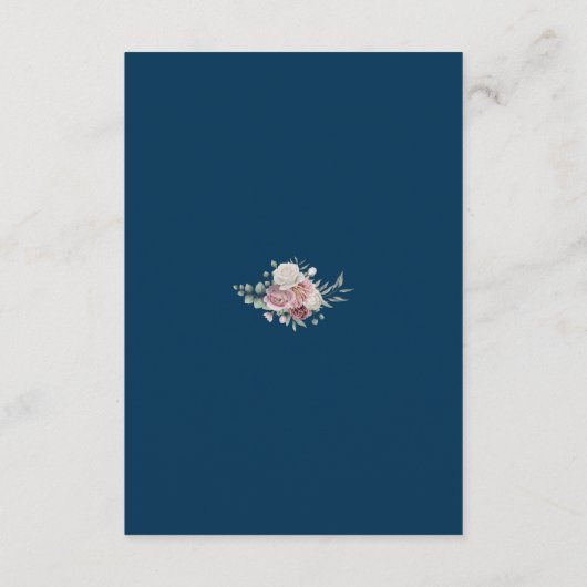 結婚式招待状の願い エンクロージャーカード (裏面)