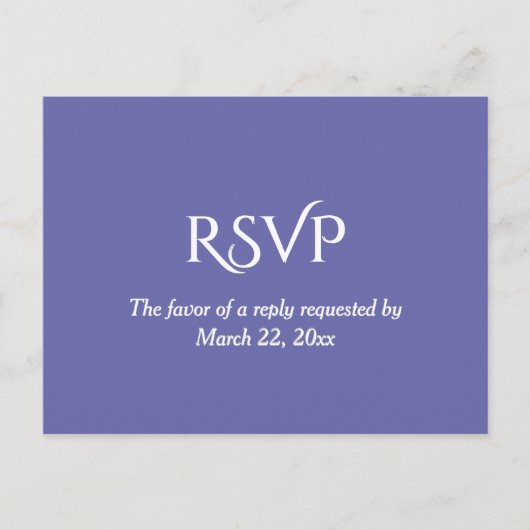 結婚式招待状はがき インビテーションポストカード (正面)