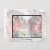 結婚式招待状はがき インビテーションポストカード (正面/裏面)