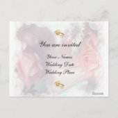 結婚式招待状はがき インビテーションポストカード (裏面)