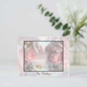 結婚式招待状はがき インビテーションポストカード (スタンド正面)