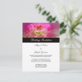 結婚式招待状はがき インビテーションポストカード (スタンド正面)