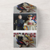 結婚式招待状を1つにまとめる オールインワン招待状 (外側)