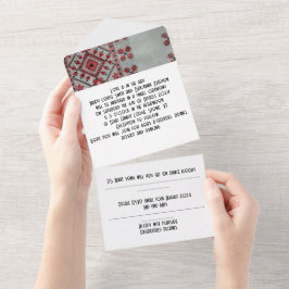 結婚式招待状を1つにまとめる オールインワン招待状