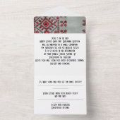 結婚式招待状を1つにまとめる オールインワン招待状 (内側)