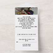 結婚式招待状を1つにまとめる オールインワン招待状 (内側)