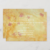 結婚式招待状アジアの影響を受ける愛鳥 招待状 (正面/裏面)