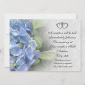 結婚式招待状アジサイ&レース 招待状 (裏面)