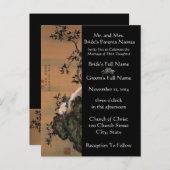 結婚式招待状アーティスト歌川広重 インビテーションポストカード (正面/裏面)