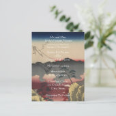 結婚式招待状アーティスト歌川広重 インビテーションポストカード (スタンド正面)