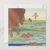 結婚式招待状アーティスト歌川広重 招待状 (裏面)