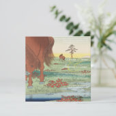 結婚式招待状アーティスト歌川広重 招待状 (スタンド正面)