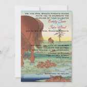 結婚式招待状アーティスト歌川広重 招待状 (正面)