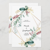 結婚式招待状アート 招待状 (正面/裏面)