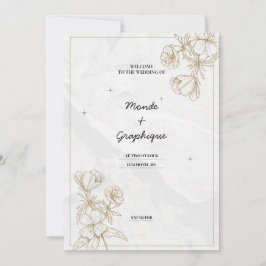 結婚式招待状アート 招待状