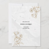 結婚式招待状アート 招待状 (裏面)