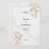 結婚式招待状アート 招待状 (正面/裏面)