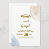 結婚式招待状アート 招待状 (正面/裏面)