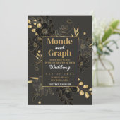 結婚式招待状アート 招待状 (スタンド正面)