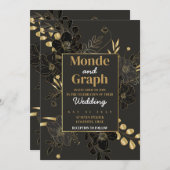 結婚式招待状アート 招待状 (正面/裏面)