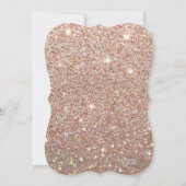 結婚式招待状ウェディングデイファブ – バラ金ゴールド 招待状 (裏面)