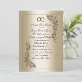 結婚式招待状エレガントサテンルック 招待状 (スタンド正面)