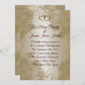 結婚式招待状エレガントプルメリア 招待状 (正面/裏面)