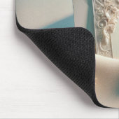 結婚式招待状オンビーチ砂 マウスパッド (コーナー)