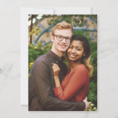 結婚式招待状カスタム写真DATEカードを保存 セーブザデート (裏面)