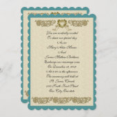 結婚式招待状カスタム色 招待状 (正面/裏面)