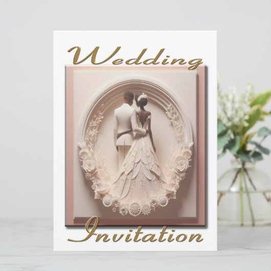 結婚式招待状カップル 招待状 (スタンド正面)