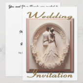 結婚式招待状カップル 招待状 (正面/裏面)