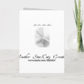 結婚式招待状カードを結合するタイ 招待状 (裏面)