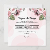 結婚式招待状カードデザインテンプレート 招待状 (正面)