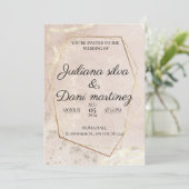 結婚式招待状カードデザイン 招待状 (スタンド正面)