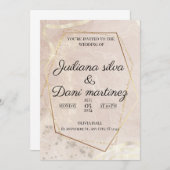 結婚式招待状カードデザイン 招待状 (正面/裏面)