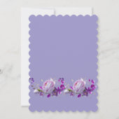 結婚式招待状カード詳細 招待状 (裏面)