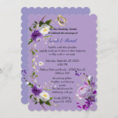 結婚式招待状カード詳細 招待状 (正面/裏面)