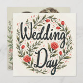 結婚式招待状カード シーズンカード (正面/裏面)