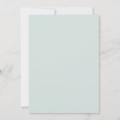 結婚式招待状カード セーブザデート (裏面)