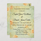 結婚式招待状カード ポストカード (正面/裏面)