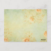 結婚式招待状カード ポストカード (裏面)