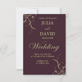 結婚式招待状カード 出欠カード