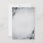 結婚式招待状カード 出欠カード (裏面)