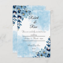 結婚式招待状カード