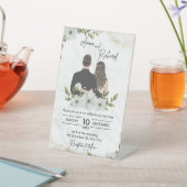 結婚式招待状カード 台座サイン (インサイチュ)