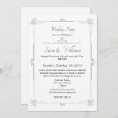 結婚式招待状カード 招待状 (正面/裏面)