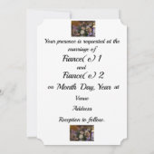 結婚式招待状カード 招待状 (裏面)