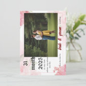 結婚式招待状カード 招待状 (スタンド正面)