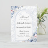 結婚式招待状カード 招待状 (スタンド正面)